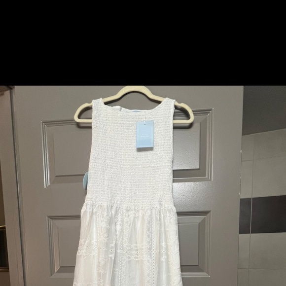 Hill House Home The Cosima Nap Dress - White Patchwork Organza Size SWhite Patch - Picture 5 of 6